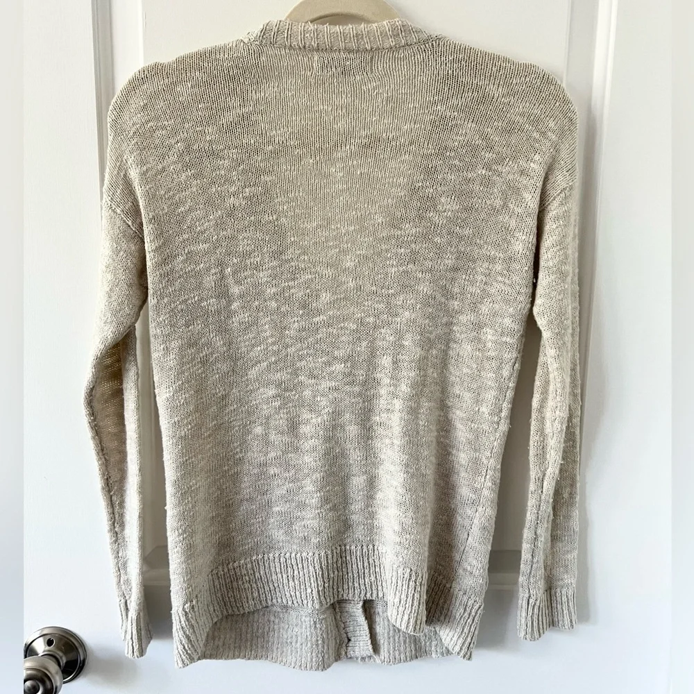Abercrombie & Fitch Women’s Y2K Cream Cardigan With Moose Logo Size XS - Picture 2 of 6